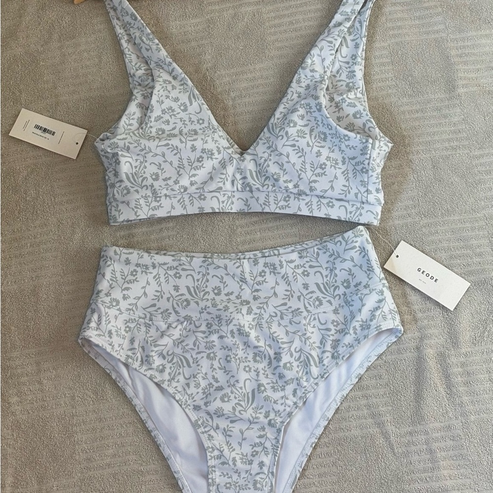 Elegant Floral Bikini Set